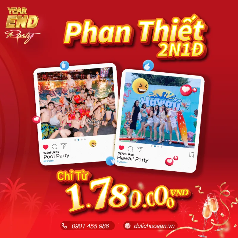 Tổ chức tất niên kết hợp du lịch