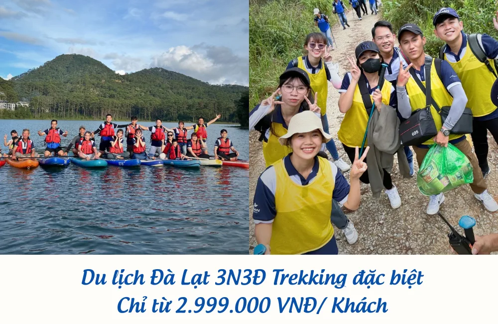 du lịch teambuilding Đà Lạt 3n2đ Trekking