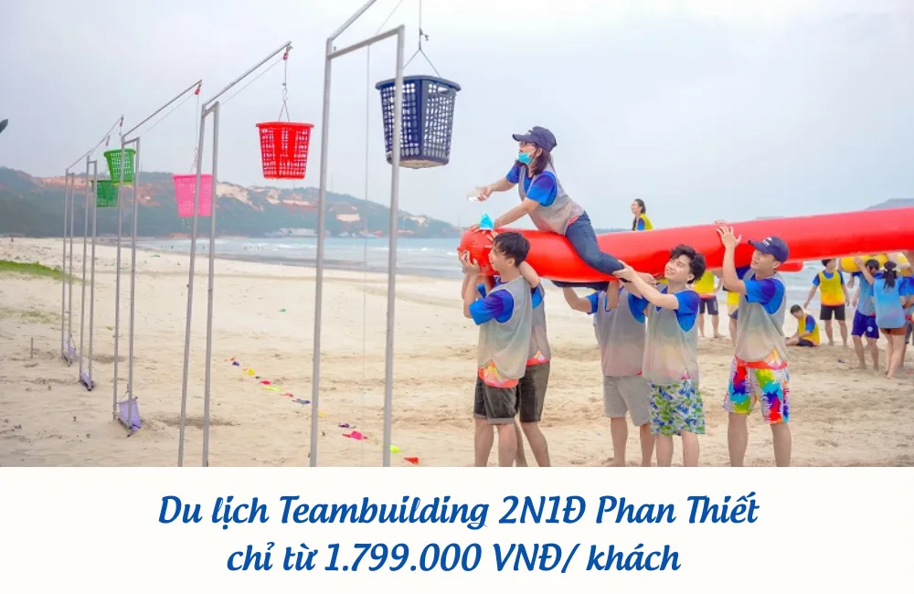 du lịch teambuilding Phan thiết 2n1đ