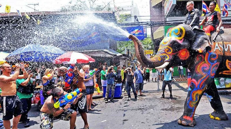 lễ hội Songkran tại Thái Lan