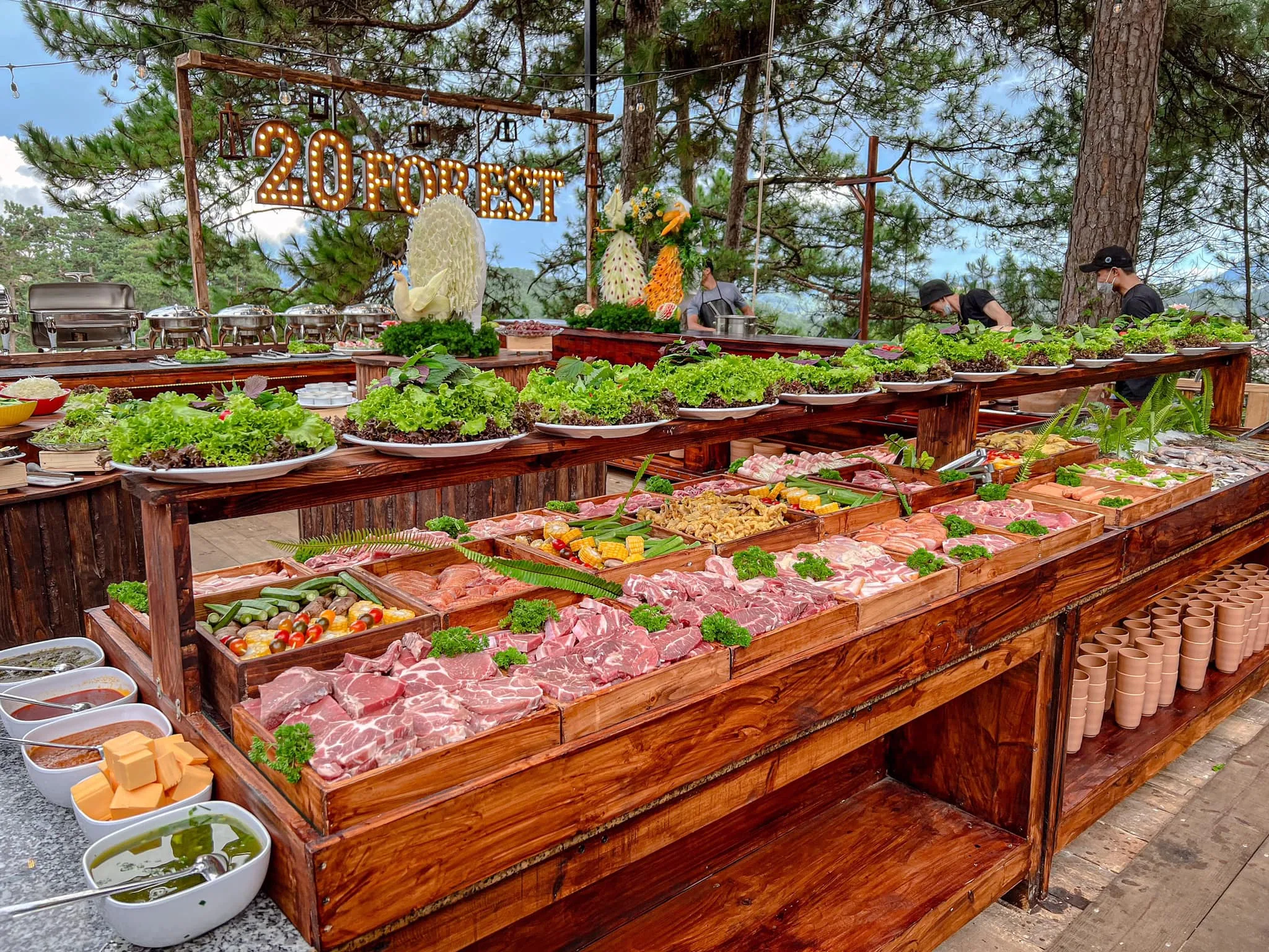 Quán nướng Đà Lạt Ngon, view đẹp