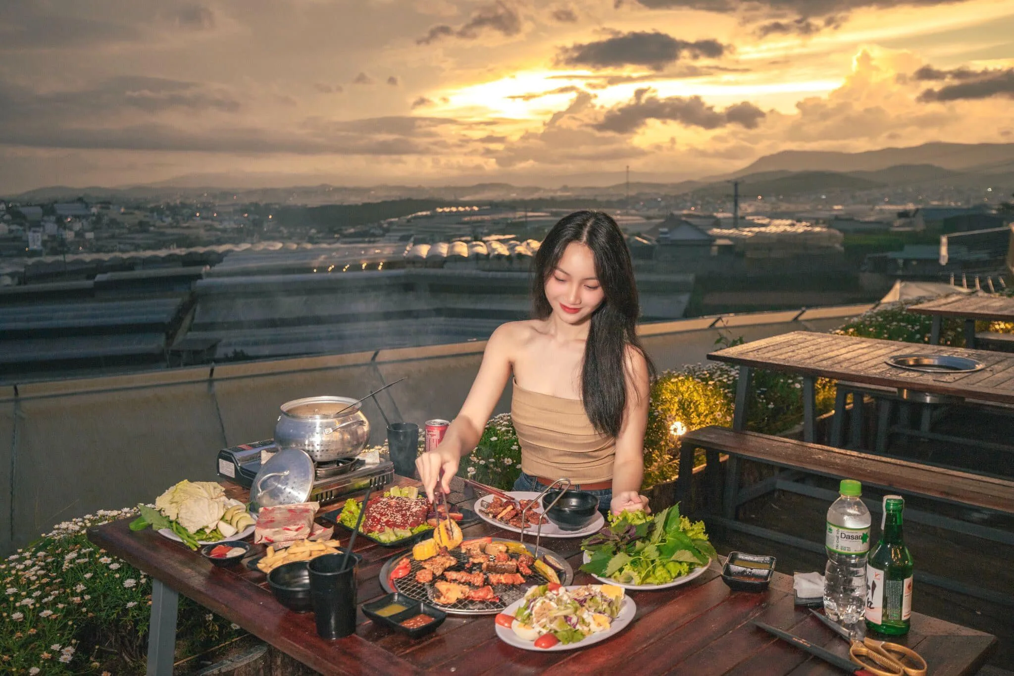 Quán nướng Đà Lạt Ngon, view đẹp