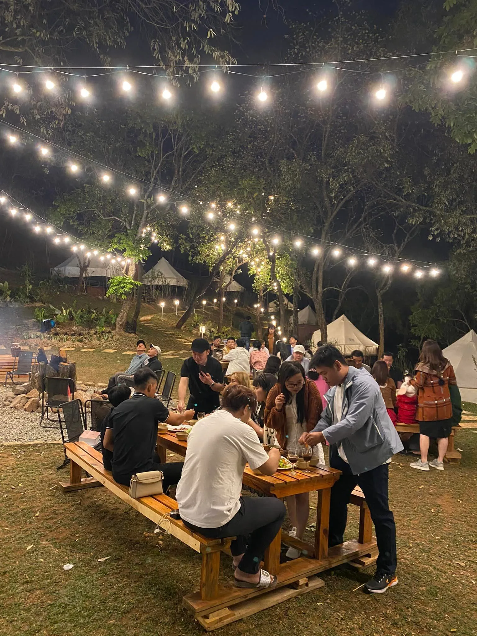 Tổ chức cắm trại qua đêm tại Cao nguyên hoa Đà Lạt